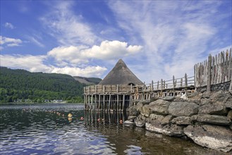 Reconstructed 2500 year old crannog