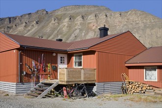 Wooden house in Longyearbyen