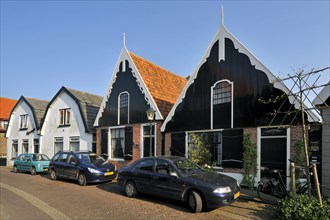 Traditional houses in the village Den Hoorn