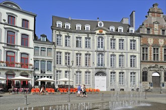 The old hotel de la Couronne at the Grand Place in Mons