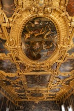 Decorated ceiling