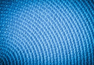 Blue corrugated surface Close-up texture