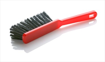 A red brush isolates