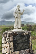 San Francisco statue at the source of the river