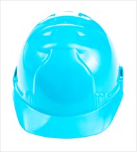Blue helmet isolated