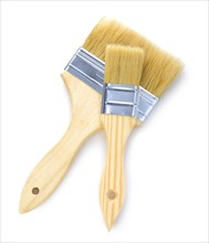 Two wooden brushes