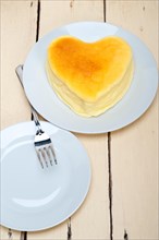 Heart shaped cheesecake ideal cake for valentine day