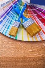 Brushes on Pantone colour palettes Design concept guide