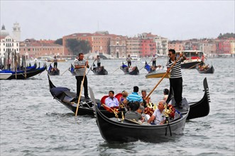 Gondolas on the Grand Canal