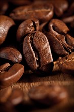 Coffee beans macro