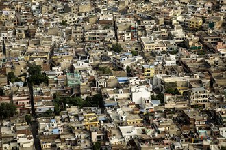 Aerial view of the Jaipur city from the Nahargarh fort