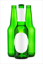 Bottle of beer with label