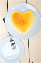 Heart shaped cheesecake ideal cake for valentine day