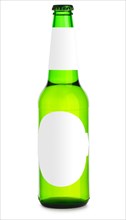 Bottle of beer isolated