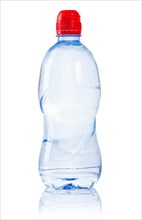 A small bottle of water