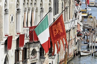 Flags for the Regata Storica