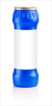 Blue plastical bottle
