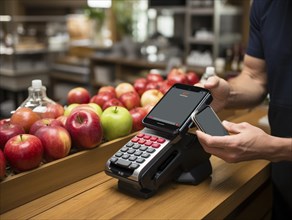 Purchasing and control with your cell phone while shopping