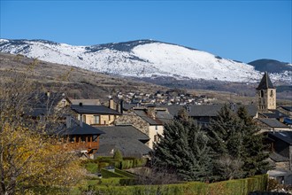 Saneja town in the Cerdanya region in the Pyrenees in the province of Gerona in Catalonia in Spain