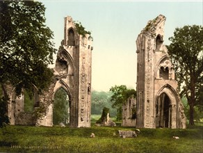 Glastonbury Abbey is a former Benedictine abbey near Glastonbury in the county of Somerset