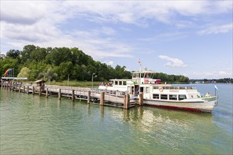 Excursion boat Barbara on Lake Chiemsee