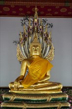 Gilded Buddha statue
