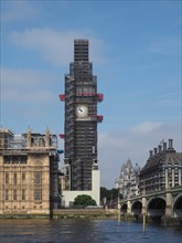 Big Ben conservation works in London