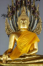 Gilded Buddha statue