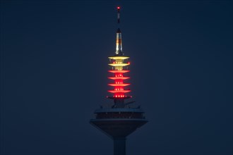 The top of the Europaturm in Frankfurt am Main