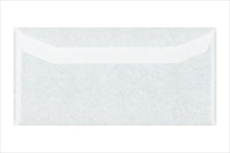 Mail letter envelope isolated over white