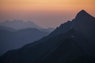 Rothorn summit in the morning light