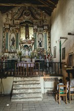 Interior of the chapel Iglesia del Copon or Taiga Padre
