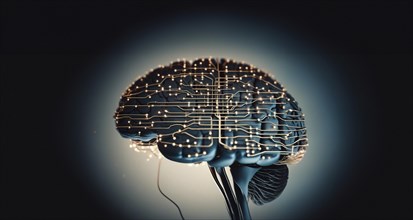 Connecting the brain to a microcircuit and processor chip