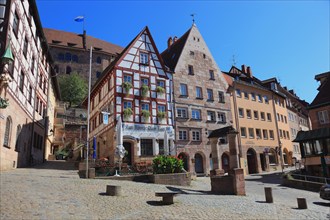 In the old town of Nuremberg