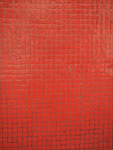 Red mosaic texture