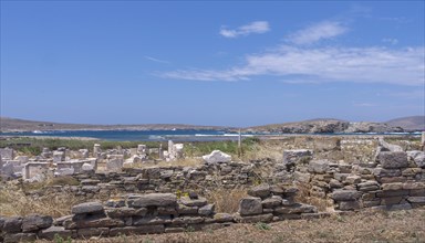 Ruins of the ancient city of Delos