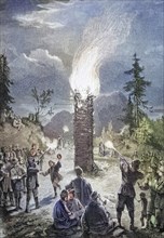St John's bonfire in Finland