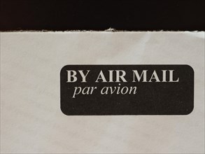 Air mail letter envelope
