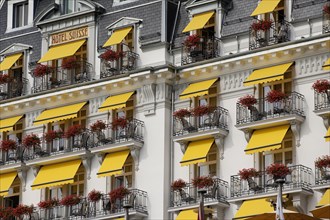 Facade of the Grand Hotel Suisse