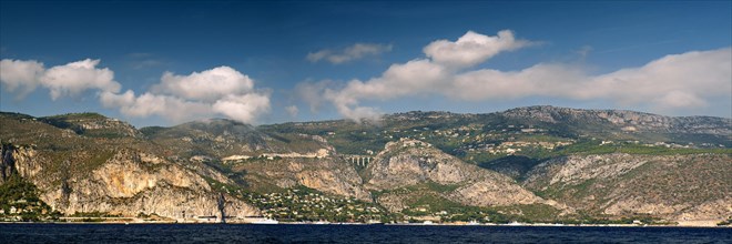 Panorama on the Cote d'azur
