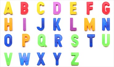 Uppercase letters of the alphabet
