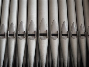 Church pipe organ keyboard instrument