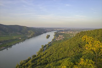 View of the Danube towards Krems