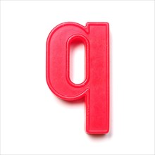 Magnetic lowercase letter Q