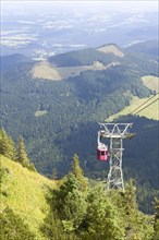 Cable car on the Hochfelln