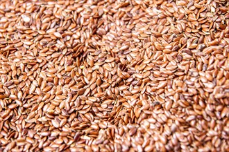 A huge amount of flax seeds