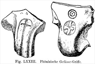 Phoenician vessels with handle