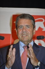 Foreign Minister Sigmar Gabriel on election campaign tour