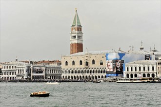 Campanile with St Mark's Square and Doge's Palace