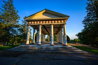 Dudley Memorial Shelter in the College Hill Park